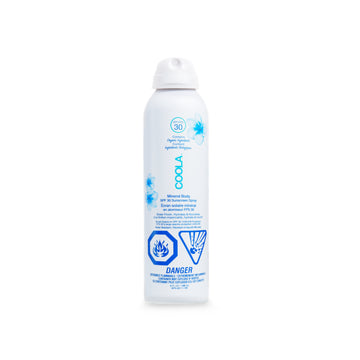 Vaporisateur d'écran solaire corporel minéral sans parfum FPS 30