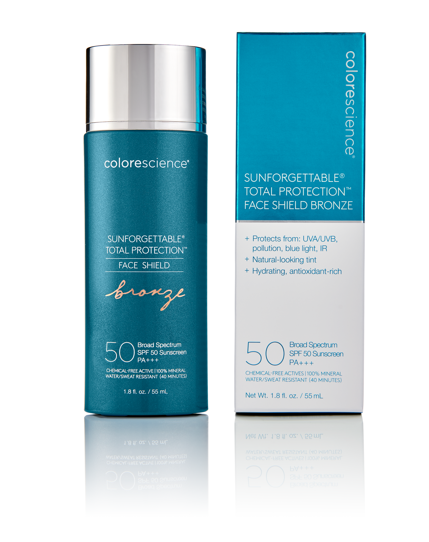 EnviroScreen Protection Face Shield SPF50 -Bronze