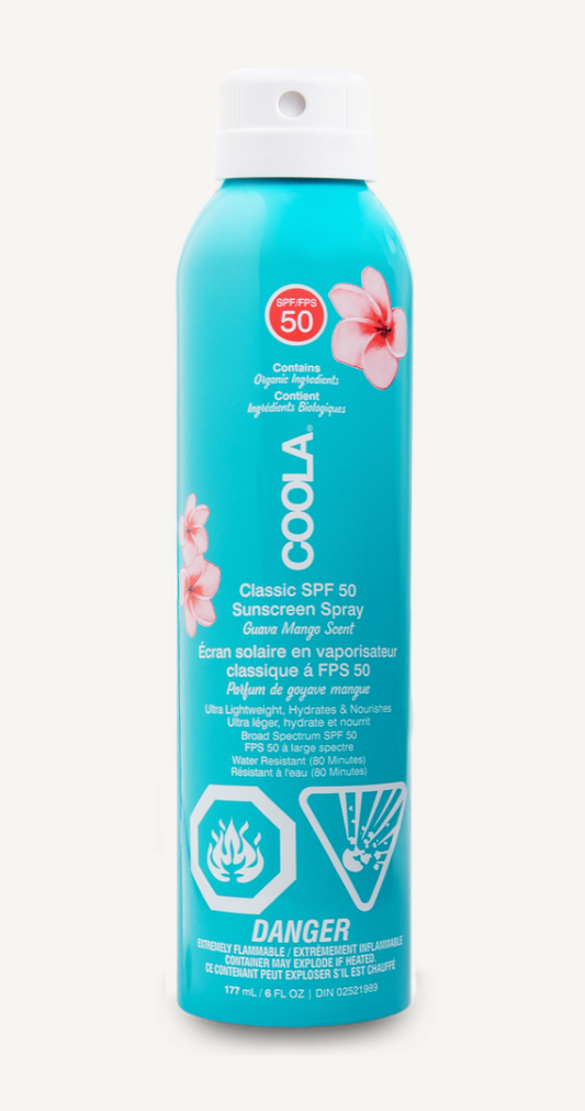 Classic Body SPF 50 Guava Mango Sunscreen Spray