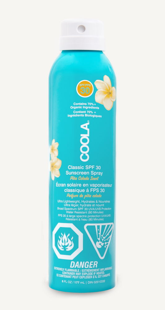 Classic Body SPF 30 Pina Colada Sunscreen Spray
