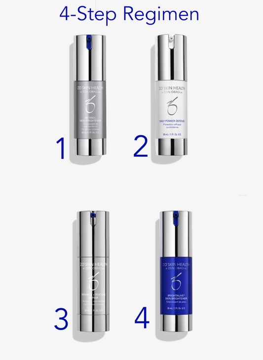 Programme éclaircissant + réparation de la texture