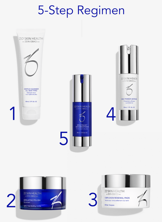 Programme éclaircissant pour la peau